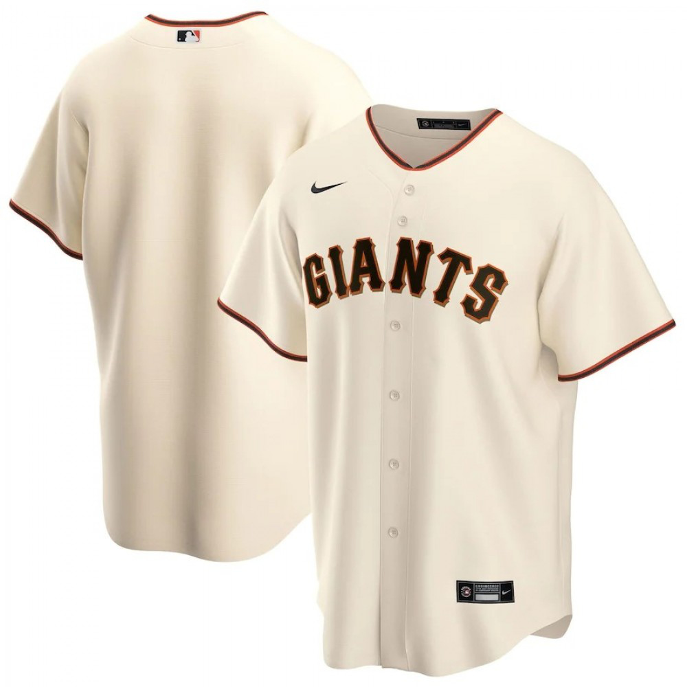 Men's San Francisco Giants Cream Home 2020 Jersey-Pro Kit Vault | Brand New 26/27 Sports Jerseys